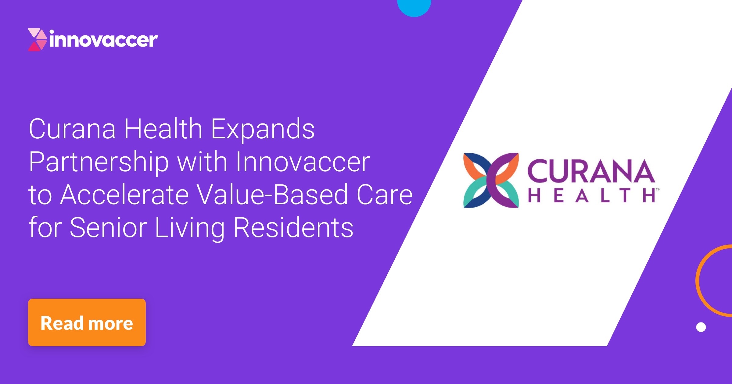 Curana Health, Innovaccer Partner to Accelerate Value-Based Care For Seniors